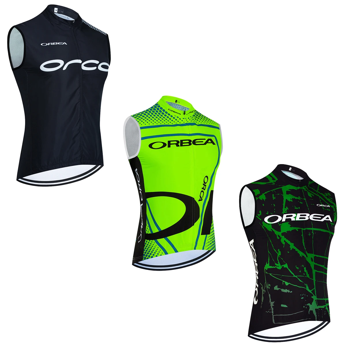 

ORBEA ORCA Bike Windbreaker Jersey Black Summer Cycling Vest Maillot Ropa Ciclismo Sleeveless Bicycl Tshirt Clothing