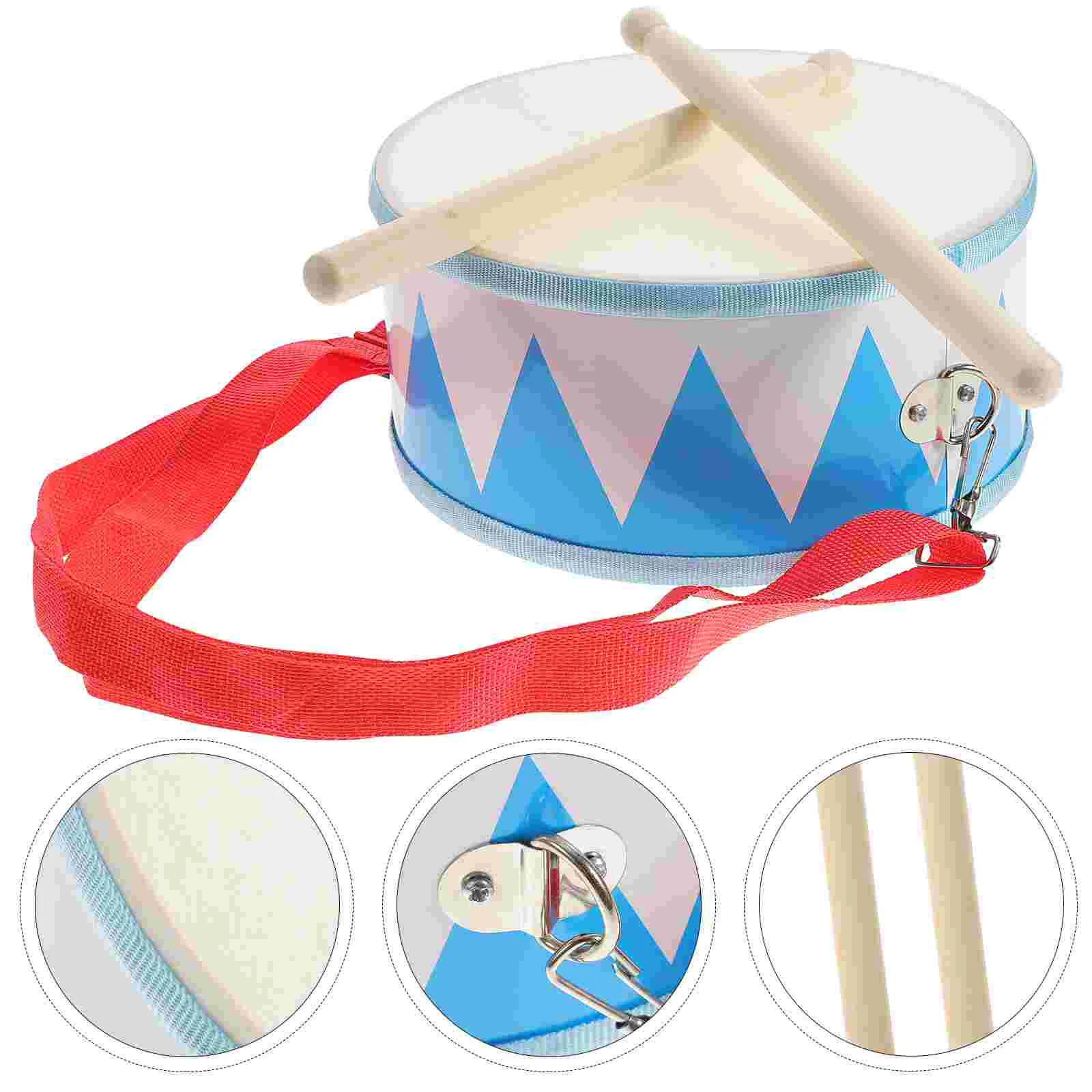 

Drum Toy Kids Percussion Snare Wooden Musical Children Instruments Toys Drumsticks Hand Set Tom Floor Instrument Sticks Kid