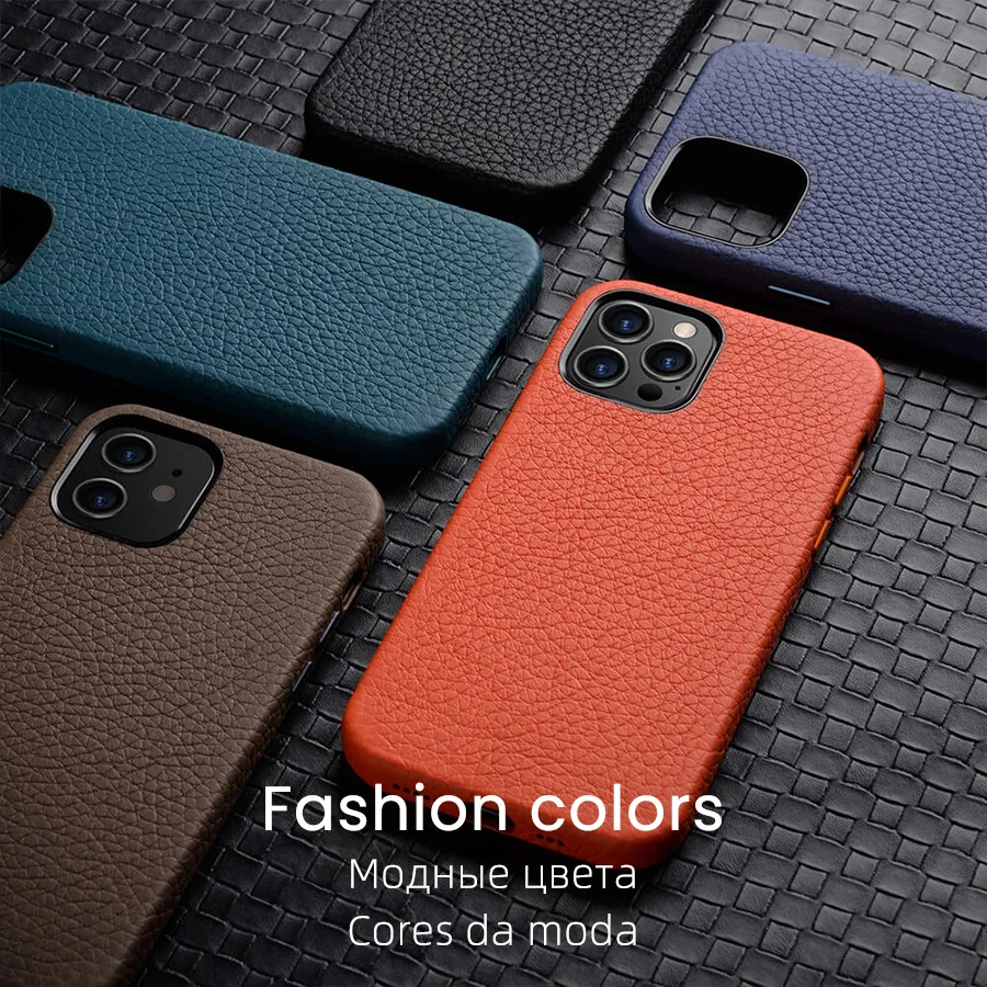 Melkco French Premium Cowhide Case for iPhone 14 Pro Max 12 13 Luxury Brand Same Genuine Leather Business Fashion Phone Cover
