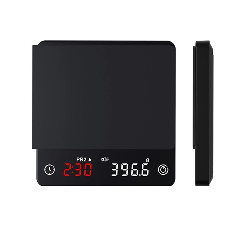 

Mini Hand-Brewed Coffee Electronic Scale Household Coffee Weighing Dedicated Timing Scale Kitchen Scale Waterproof Durable