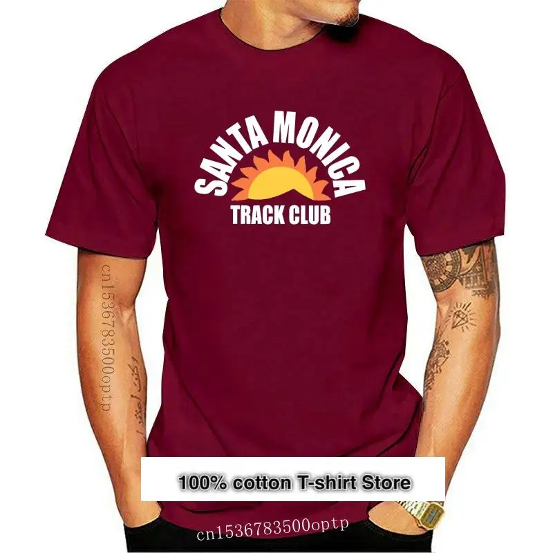 Camiseta de Santa Monica para hombre, ropa de Club de pista, XS-3XL, Sprinting, D. D.