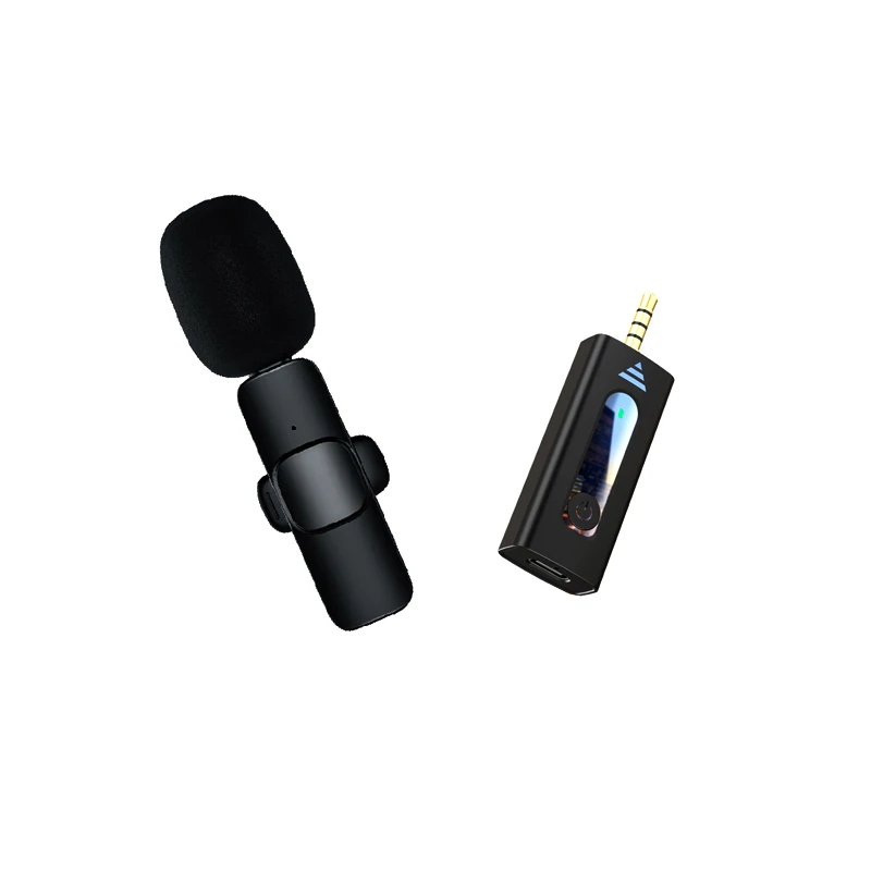 

3.5mm Wireless Mic Mini Lapel Microfono ENC Noise Lavalier Microphone For Mobile Bluetooth Speaker Camera Recording
