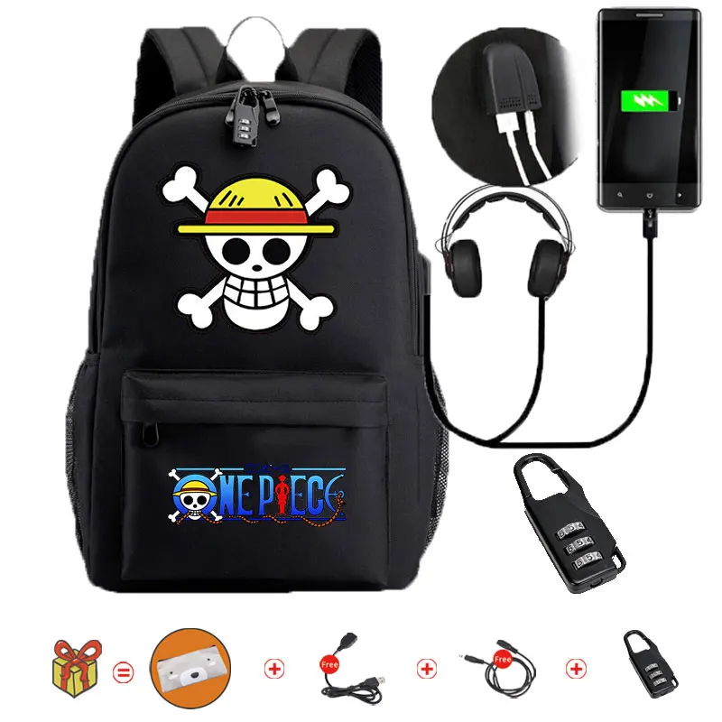 

Японский рюкзак школьный портфель с анимэ Luffy BROOK, школьные сумки для девочек-подростков, рюкзак, сумка для книг для школьников