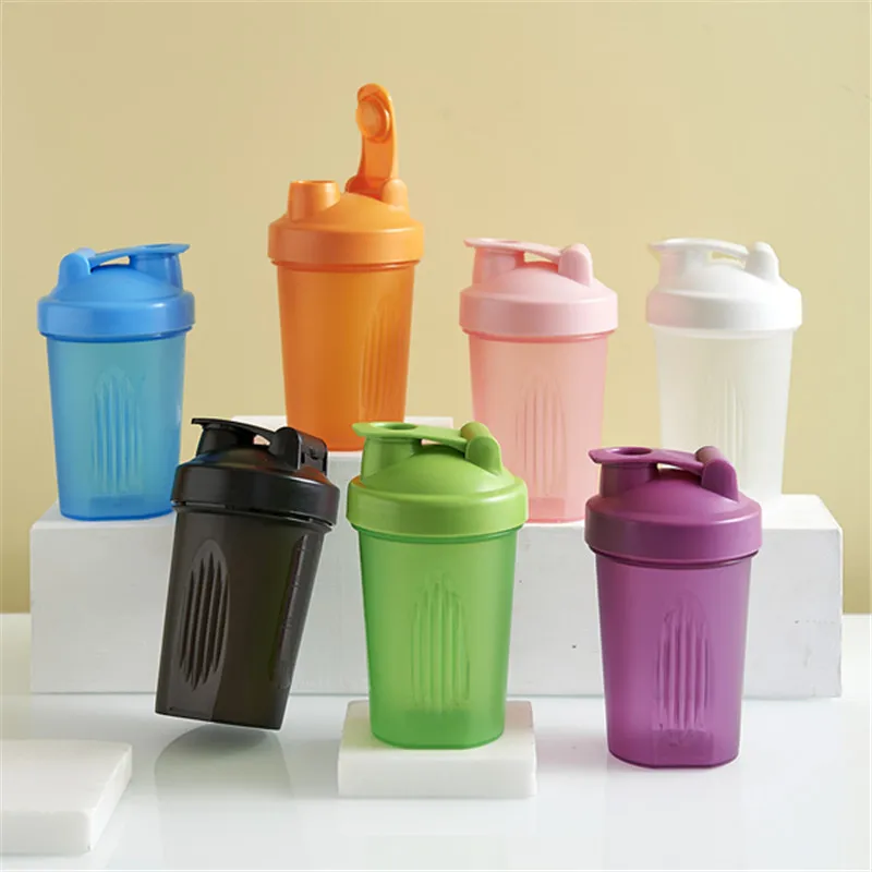 

Protein Powder Shake Cup 400ml Milk Shake Cup Plastic Cup Sports Cup Fitness Blending Cup