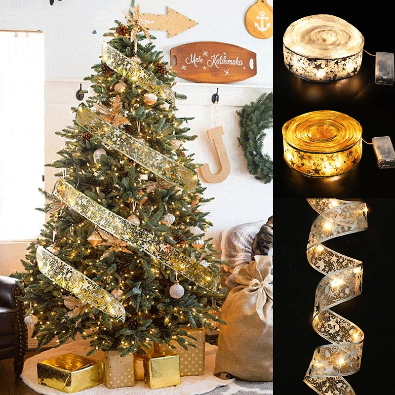 

Рождественское украшение, украшения для елки, кружевные банты «сделай сам», гирлянда, Рождественское украшение для дома, новый год