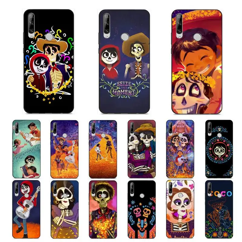 

Disney Coco Phone Case for Huawei Y 6 9 7 5 8s prime 2019 2018 enjoy 7 plus