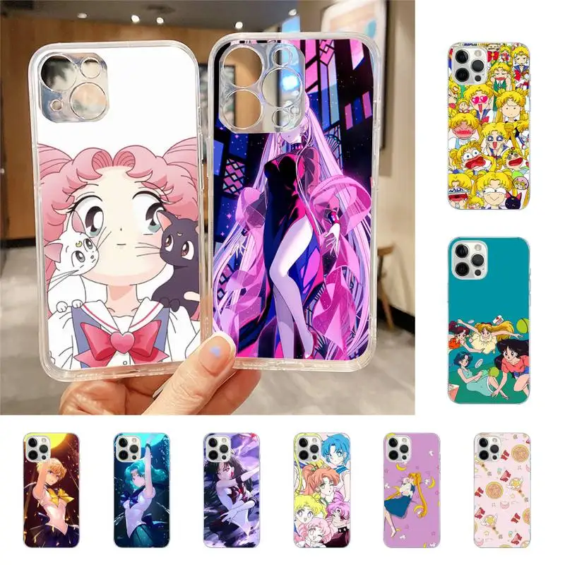 

Cartoon Sailors Moons With Lanyard Phone Case For Iphone 7 8 Plus X Xr Xs 11 12 13 Se2020 Mini Mobile Iphones 14 Pro Max Case