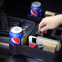 black car seat gap storage box car accessories storage box suitable car organiser for carrying wallets mobile phone slit pocket