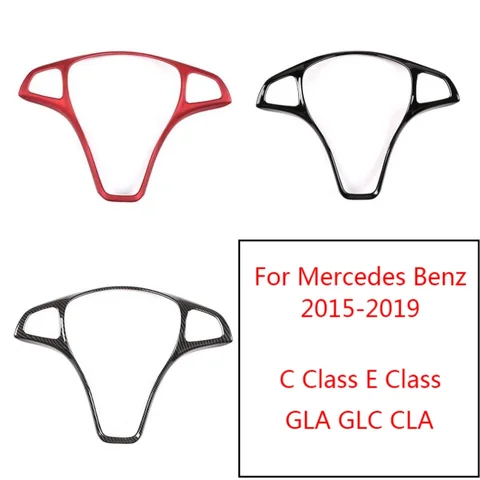 Автомобильные аксессуары, накладка на раму рулевого колеса для Mercedes Benz A B C E GLC GLA CLA Class W176 W246 W205 W213 X253 X156 C117