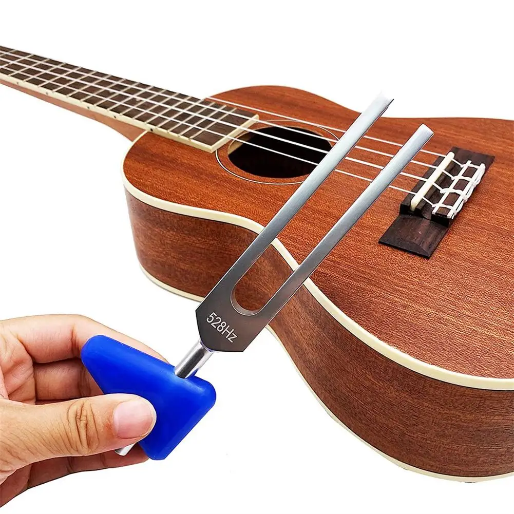 MI528/528Hz/528C Tone Chakra Round Tuning Fork Multifunctional Instrument for Stress Relief Hearing Testing Music Treatment Kits