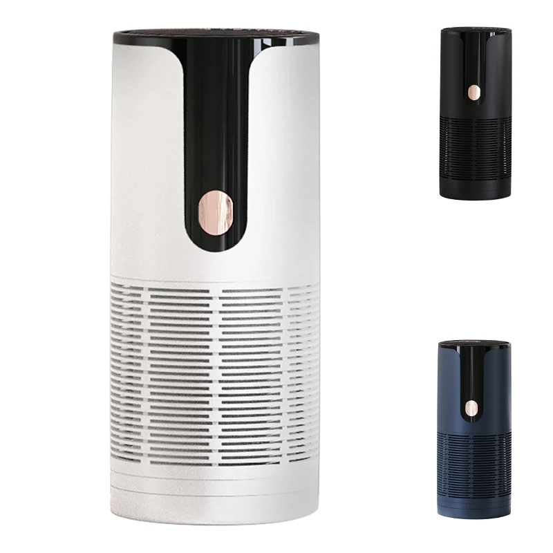 

Household Air Purifier With High Efficiency Filter Wind Speed Adjustable Automatic Mode Bedroom Car Dual-Use