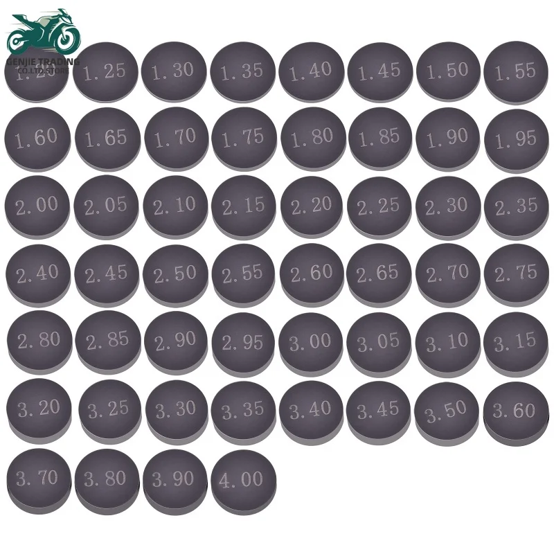 

Прокладка клапана 9,48 мм, 5 шт., 1 комплект деталей двигателя мотоцикла, регулируемый полный комплект для заправки для Honda Suzuki Yamaha Kawasaki, детали двигателя