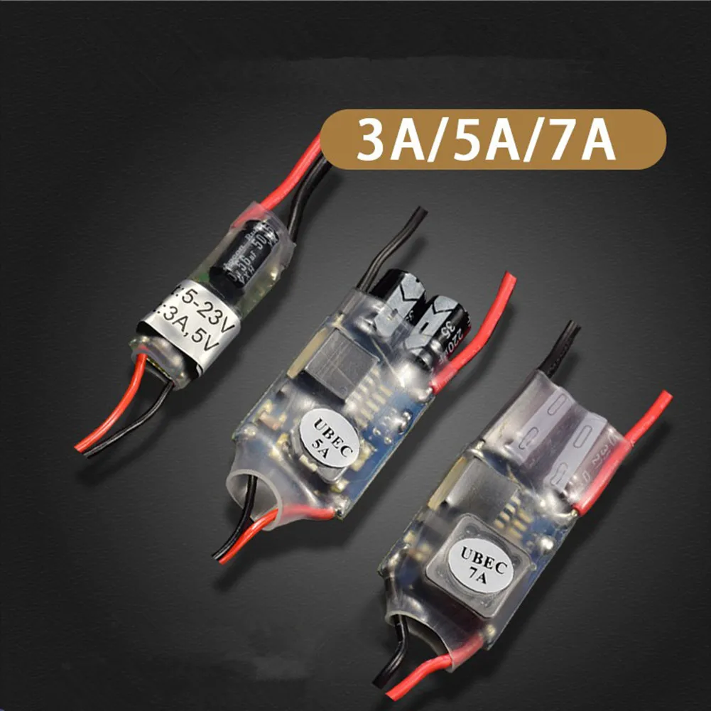 

5V UBEC 3/5/7A Mini External BEC 2-12S Lipo DC-DC Converter Step Down Module For RC Car Airplane Boat FPV Receiver