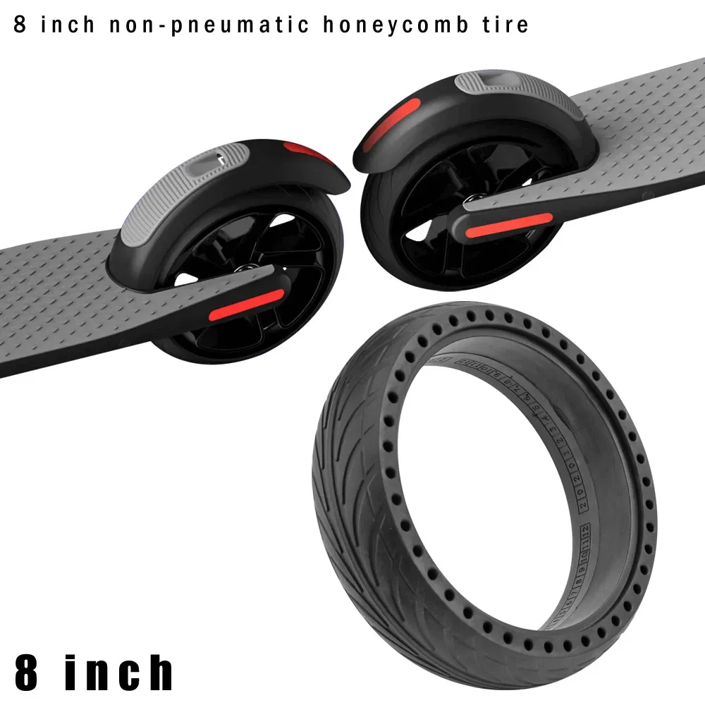 Резиновая Противоударная сплошная шина для Ninebot Segway ES1/ES2/ES3/ES4 Electric Scooter 8x2 125