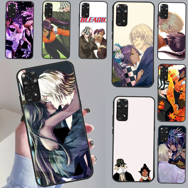 Отбеливатель Shihouin Yoruichi Kisuke для Redmi Note 11 10 8 9 12 Pro Plus Note 12S 11S 10S 9S, чехол для Redmi 12C 9C 10C 10A