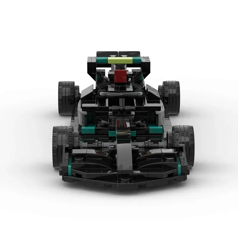 MOC- 139850 Формула F1 Автомобиль Суперкар W14 Строительные блоки Обучающий город