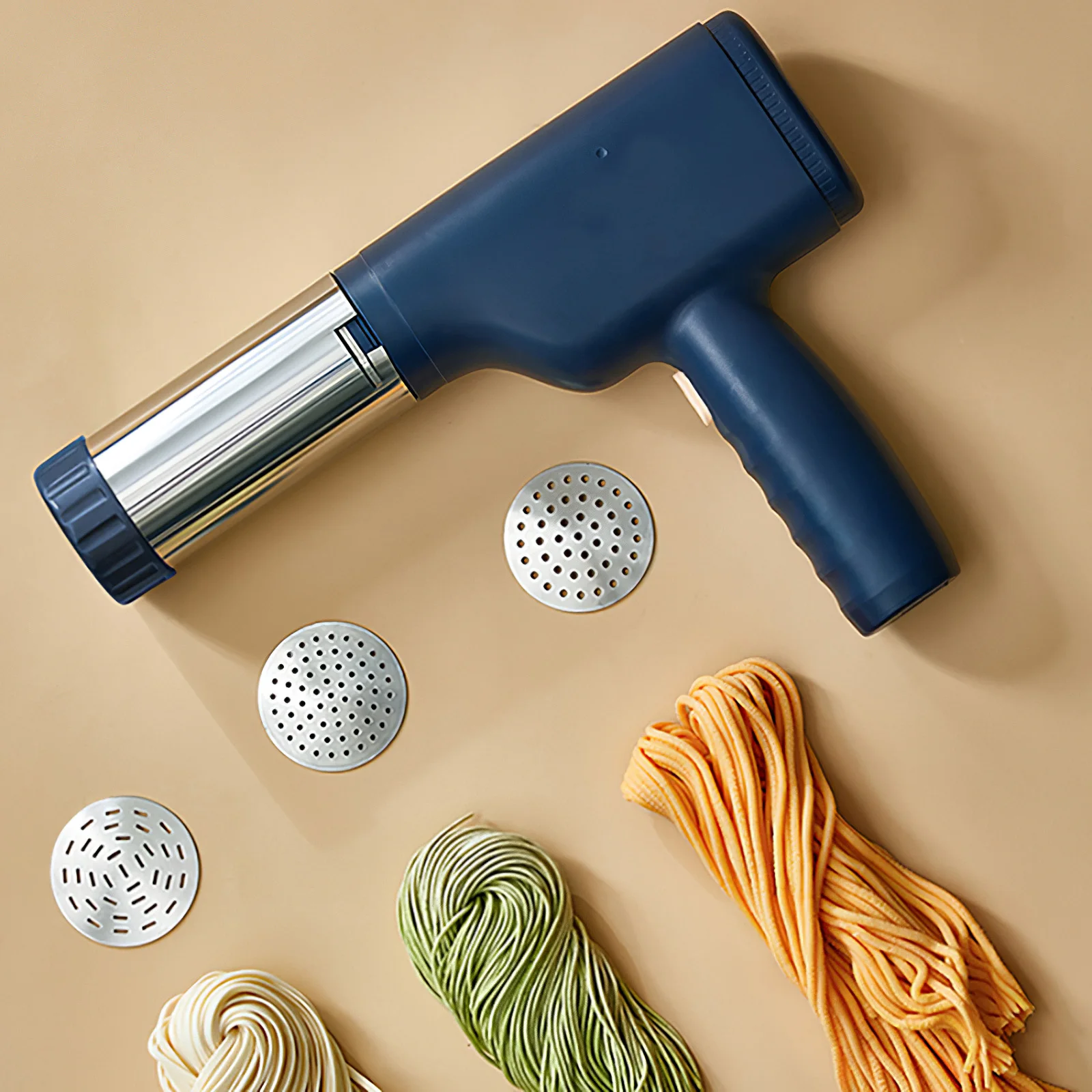 

Automatic Pasta Machine Electric Pasta Maker Rechargeable Pasta Making Gun Spaghetti Maker Noodle Press Machine Kitchen Tools