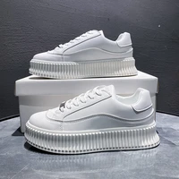 chunky platform white shoes women casual round toe thick sole students tenis sneakers ladies designer shoes women zapatos mujer