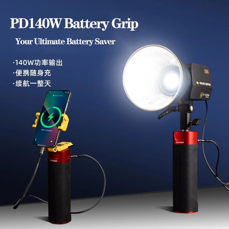 iFootage PD140H 140 Вт зарядная ручка Power Bank быстрое зарядное устройство USB-C для вспышки