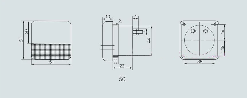 Аналоговый вольтметр Измерительный диапазон постоянный ток 1 В 2 3 в 5 10 15 20 30 50 100