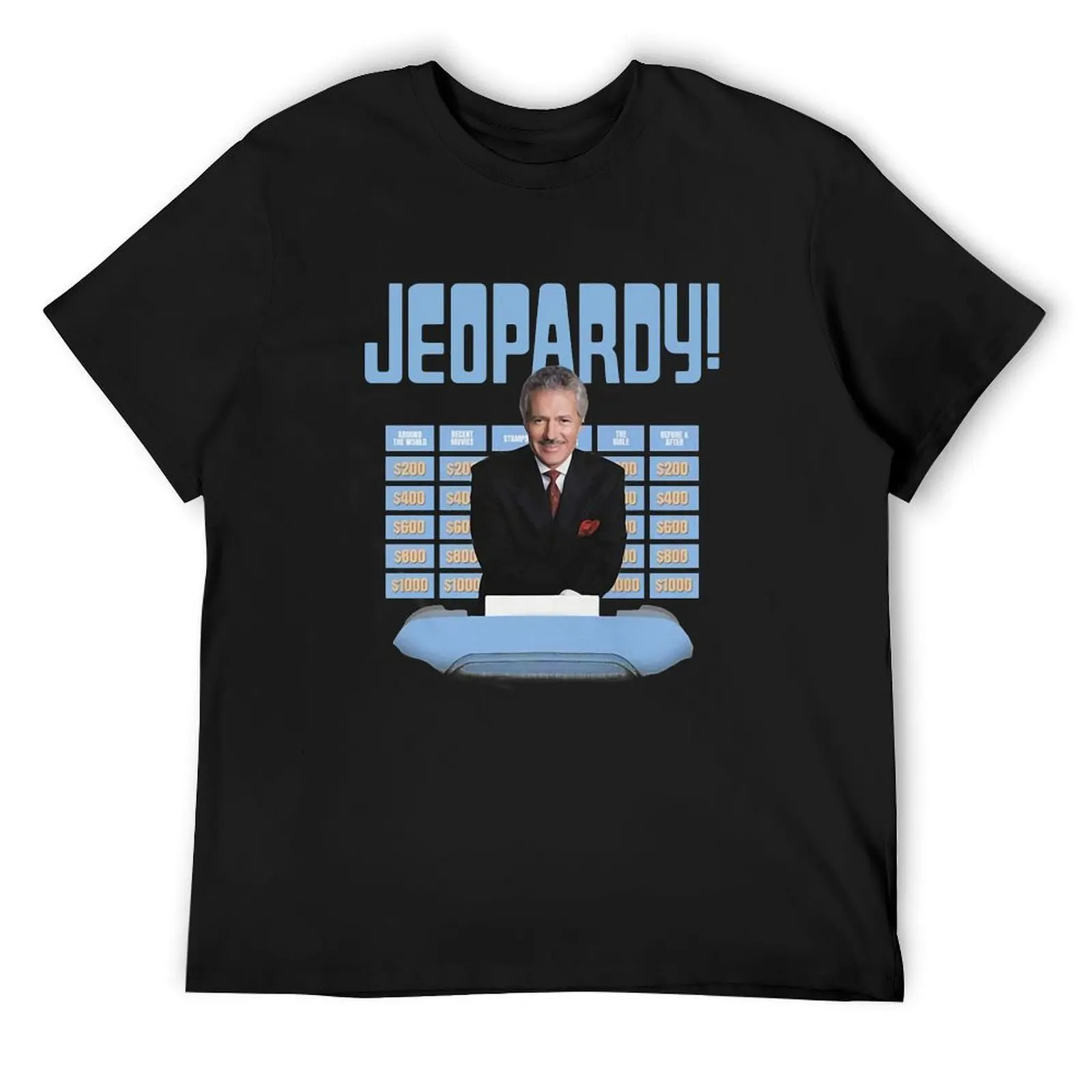 Забавный мужской магазин Oisi новый Jeopardy Alex Trebek футболка винтажная эстетичная