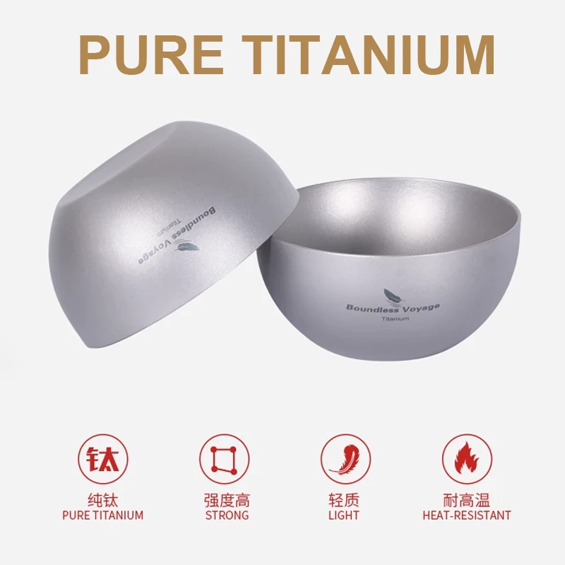 Pure Titanium Double-Layer Heat-Resistant Kung Fu Tea Cup 30ml Mini Portable Ultra Light Wine Outdoor Camping Travel A1387