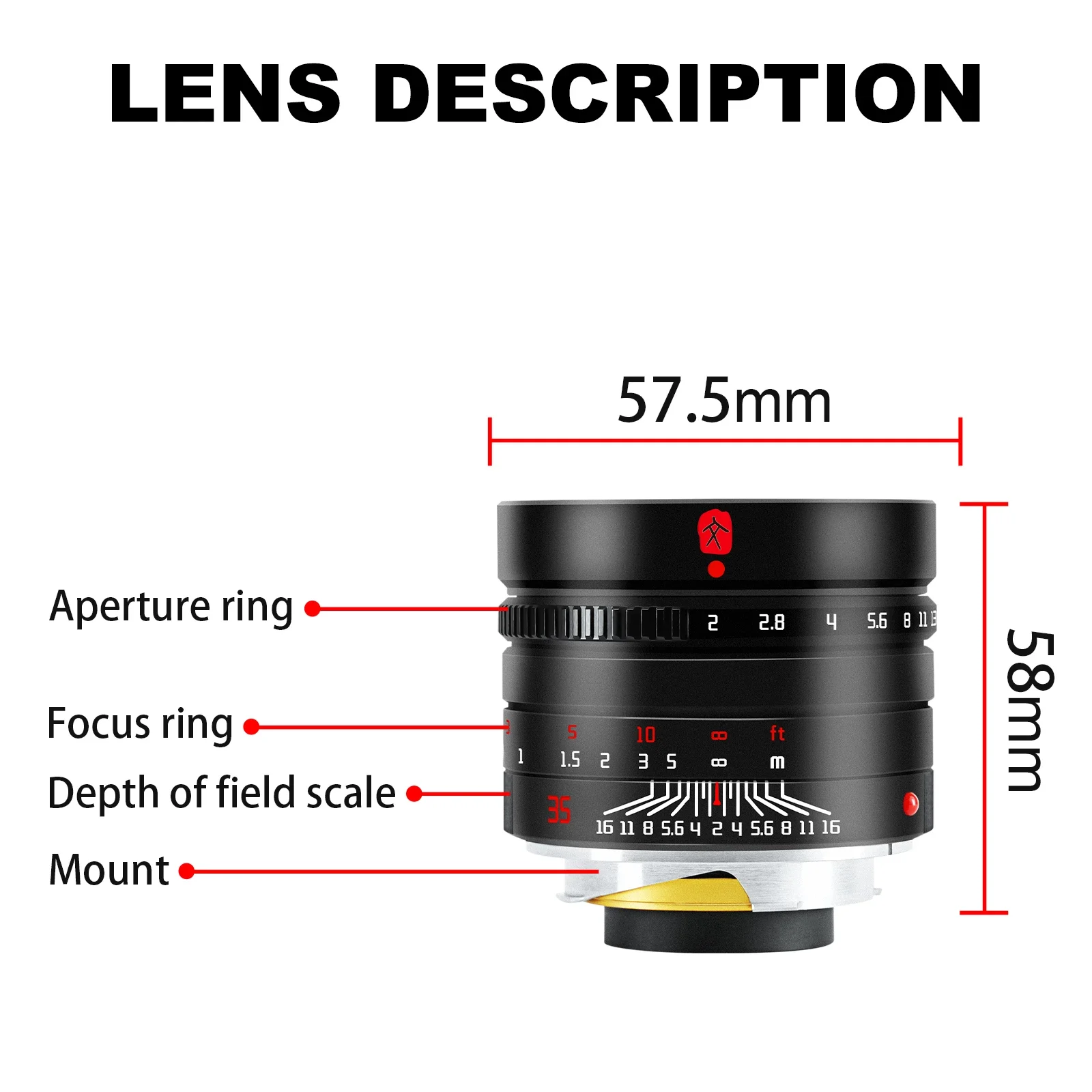 7artisans M35 мм F2.0 35 полный каркас для портретной основной ручной камеры объектив Leica