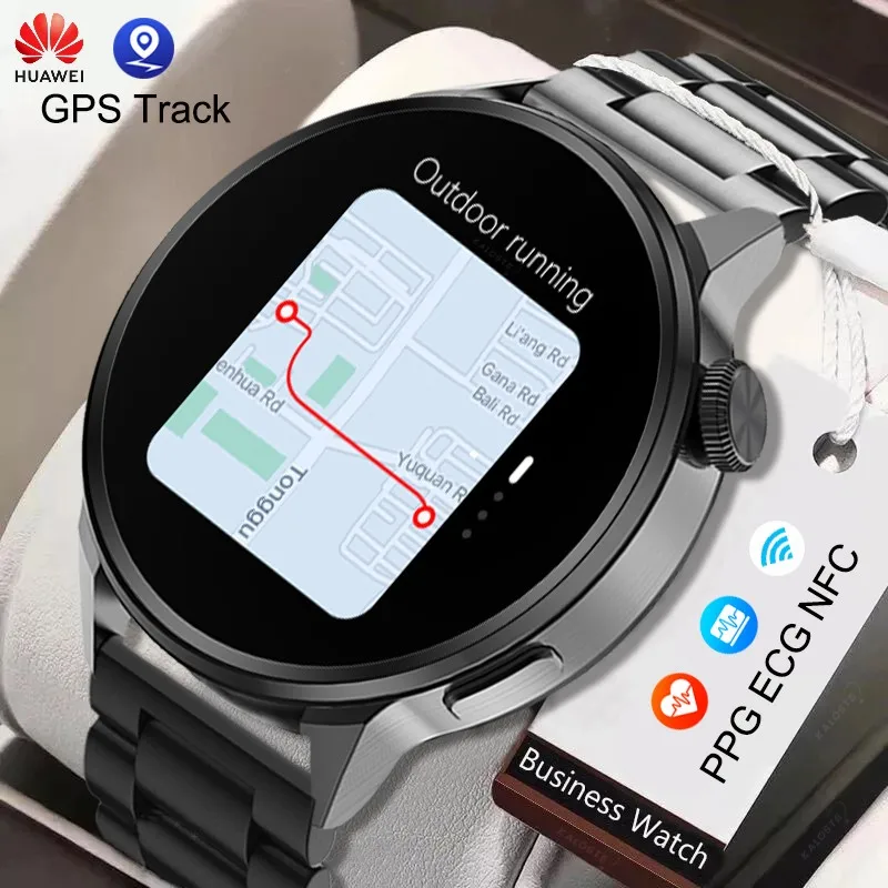 

HUAWEI 2023 New NFC Smart Watch Bluetooth Call Sport Modes GPS Track Heart Rate ECG PPG Health Monitoring IP68 Water Resistant