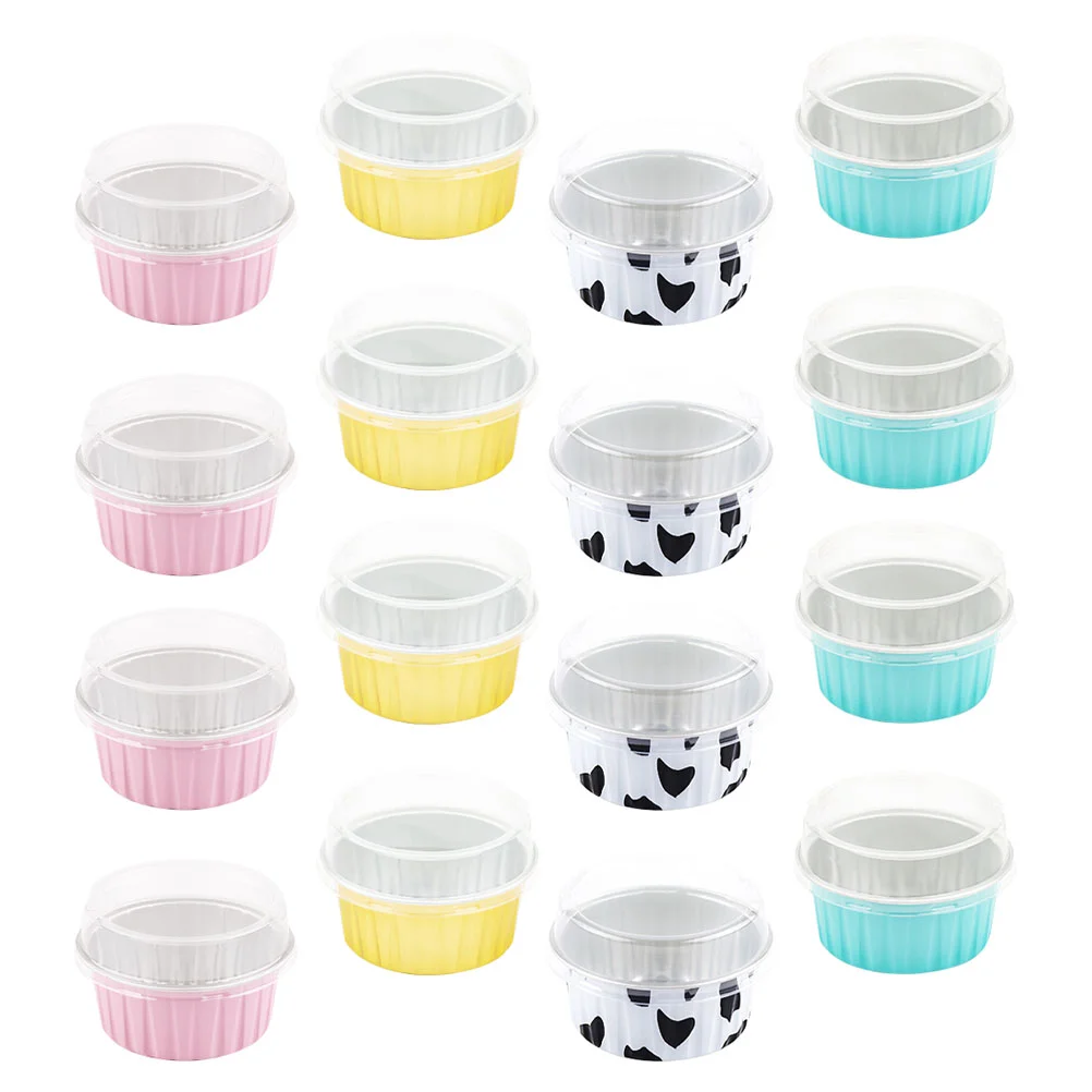 

Cupslids Cupcake Dessertpudding Baking Cup Aluminum Containers Bowls Snack Pan Fruit Liners Pie Ramekins Desserts Flans Creme