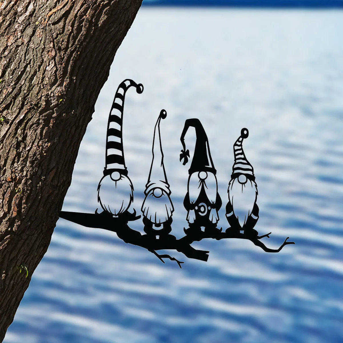 1 шт. ветка гномов декор дерева: металлическая статуя эльфа Nordic Tomte и Gonk. Сладкое