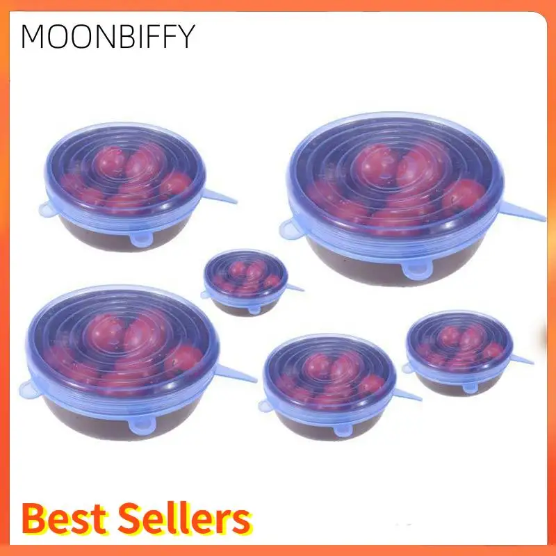

Reusable Silicone Food Pot Cover Bowl Cup Cover Refrigerator Microwave Silicone Seal Plastic Wrap Kitchen Tools Canning Lids