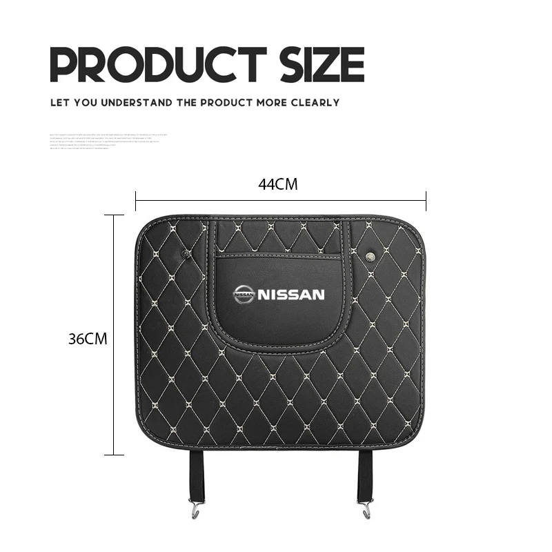 1 шт. автомобильный коврик для защиты спинки сиденья защитный чехол Nissan Juke Qashqai