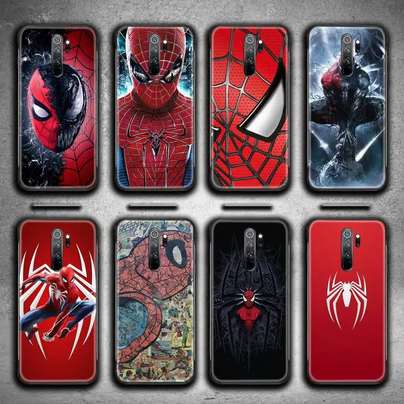 

Marvel The Amazing Spider-Man Phone Case for Redmi 9A 9 8A Note 11 10 9 8 8T Pro Max K20 K30 K40 Pro