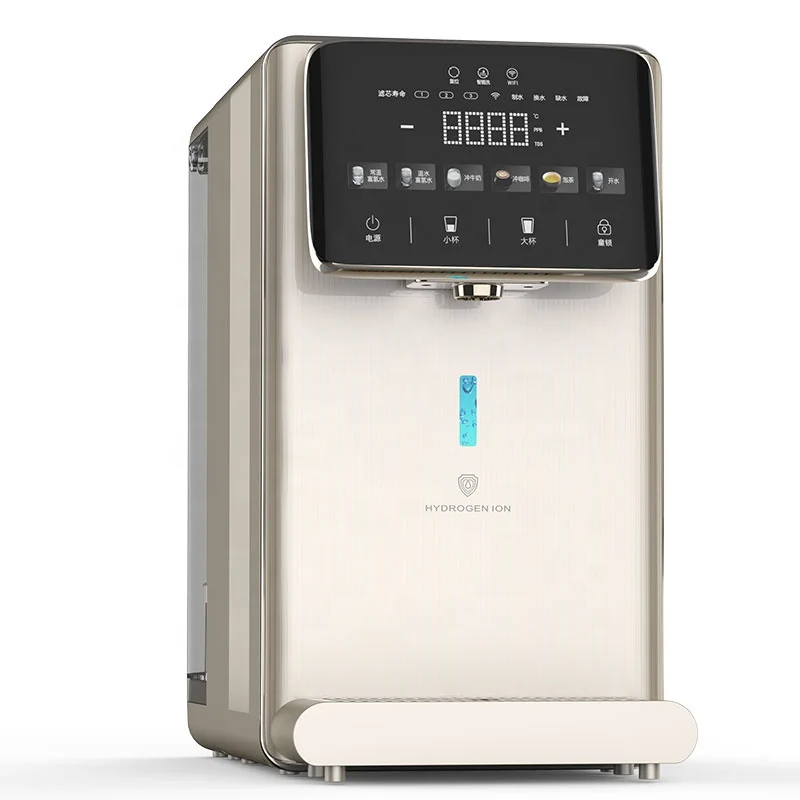 

Столешница RO водородный фильтр для питьевой воды очиститель, умный настольный щелочной очиститель воды и диспенсер