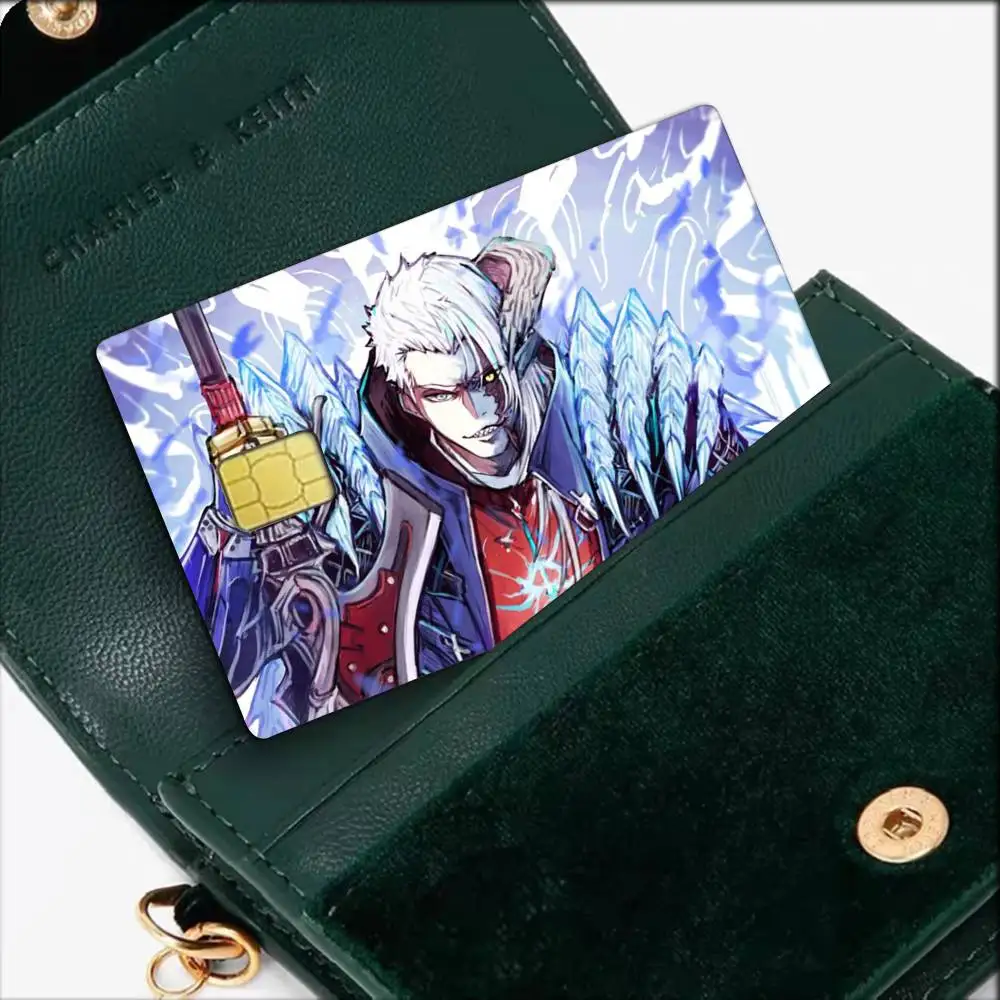 Фото Водонепроницаемая пленка-наклейка Devil May Cry DMC Nero Cool для кредитных карт, дебетовых карт, банковских карт, проездных на автобус №3