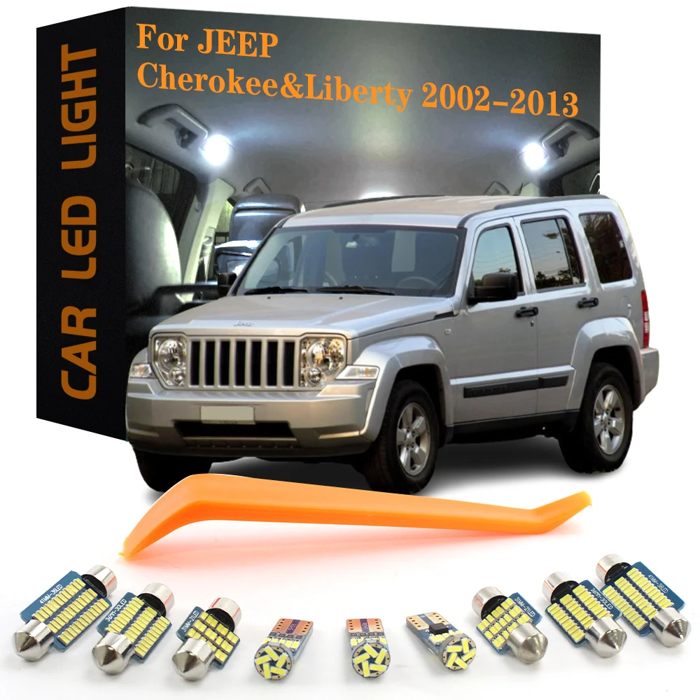 15 шт. автомобильные аксессуары Canbus внешние для Jeep Cherokee Liberty KJ KK 2002-2013