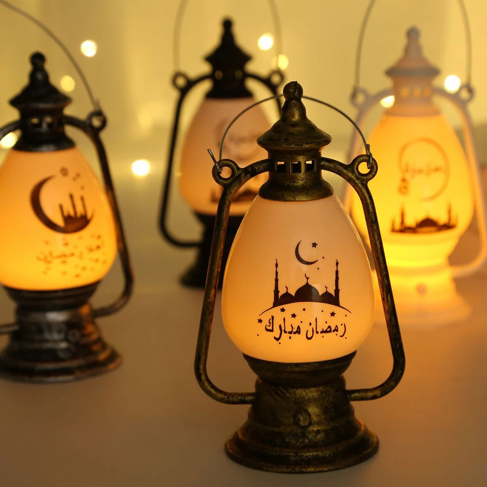

Eid Mubarak Moon light Islam 2022 Ramadan Decoration Islamic Muslim LDE Candle Table Lamp Party Decor For Home Eid Adha Gifts