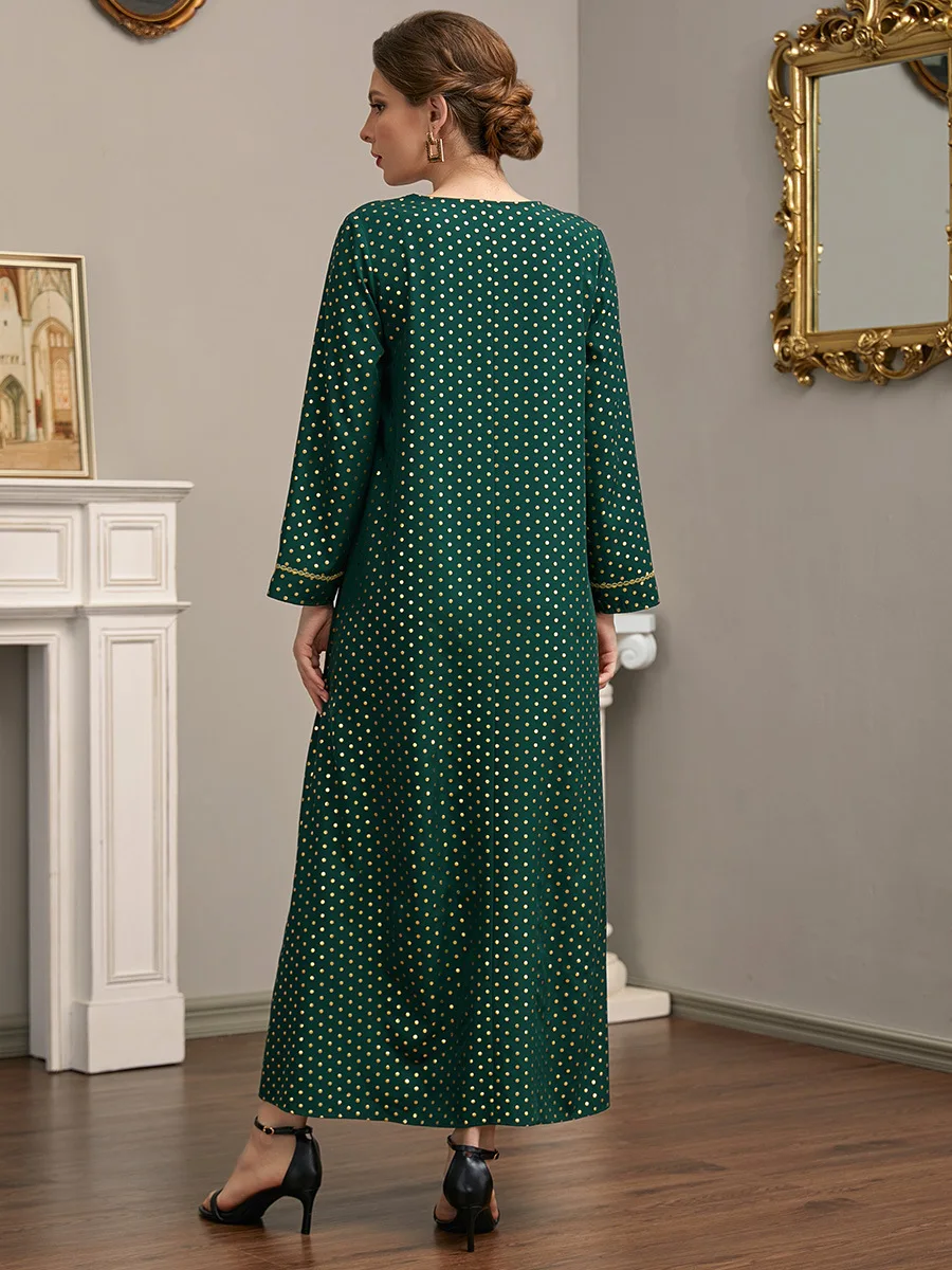 Eid Mubarak Eid Abaya Dubai Turkey Islam Muslim Long Arabic Dress Modest Kaftan Robe Musulmane Longue Morocco Dresses for Women