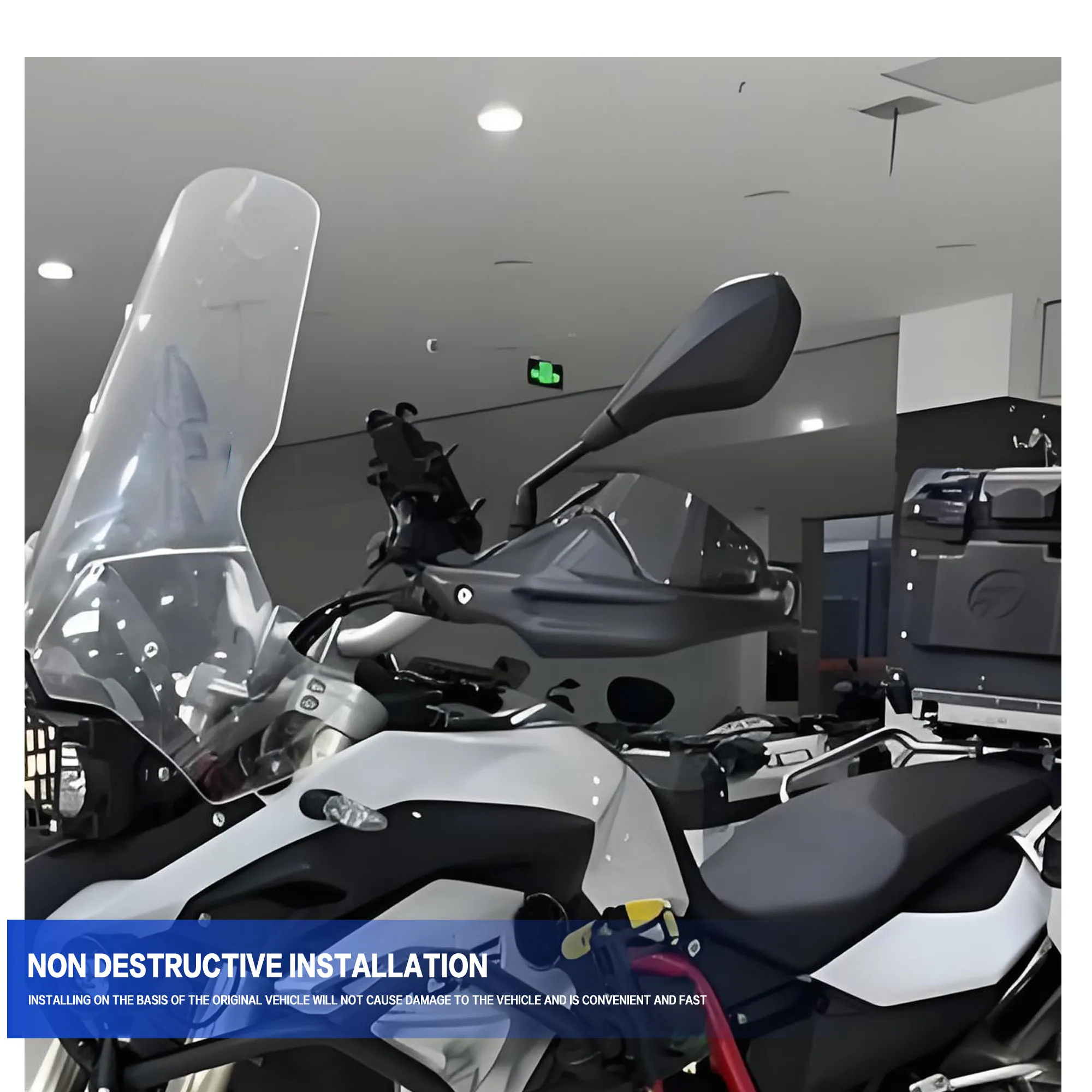 Фото Защита рук MOTOPA для мотоциклов BMW F800GS F800 GS 2024-2026, защитные накладки на руль, ветрозащита №4