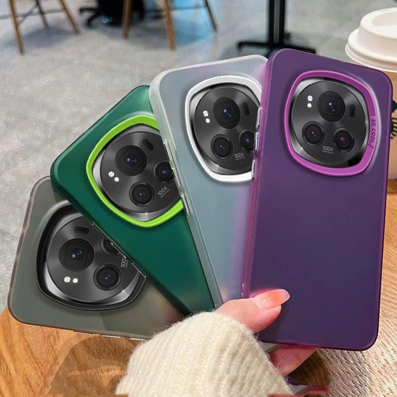 Чехол для Honor Magic 6 Pro Magic6 BVL-AN16 BVL-N49 роскошный противоударный чехол-бампер цвета