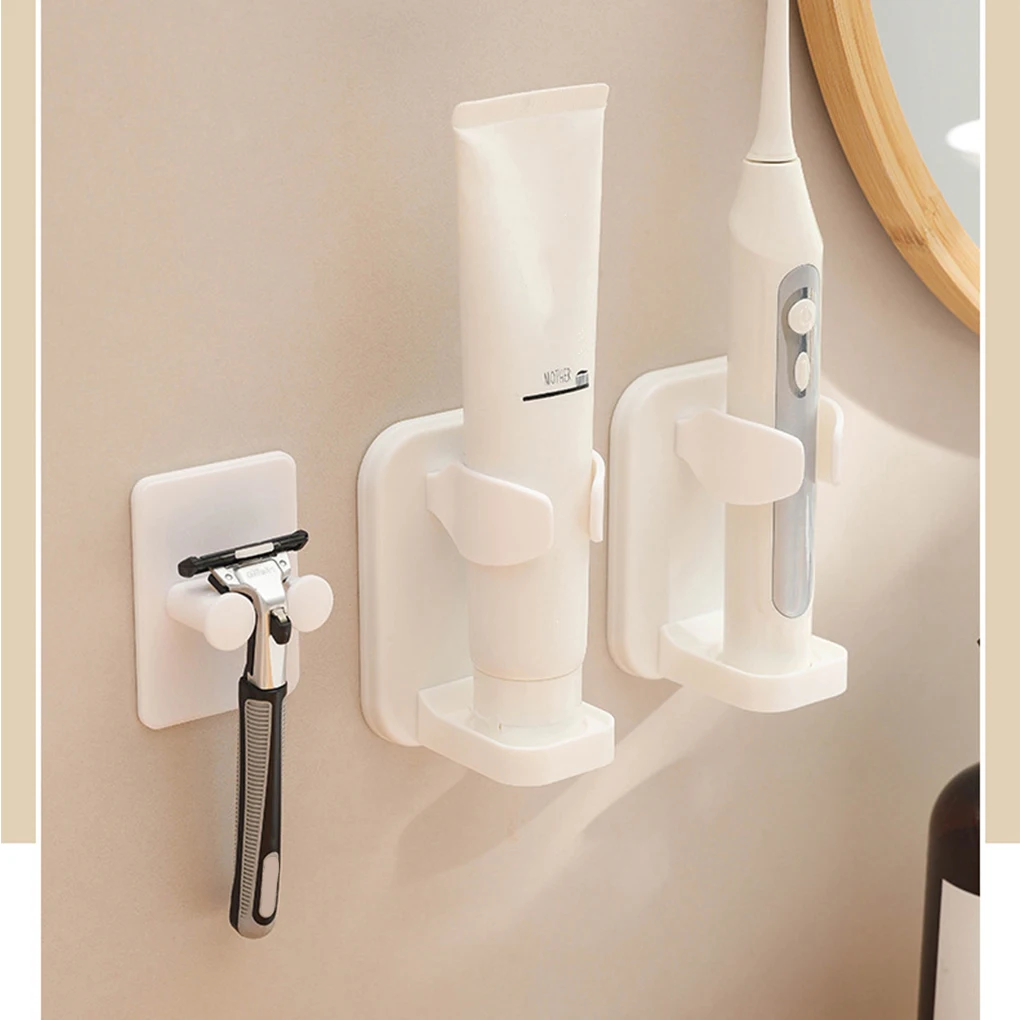 

Wall Mounted Shaver Holder Fixator Plastic Electric Razor Rack Stand Shelf