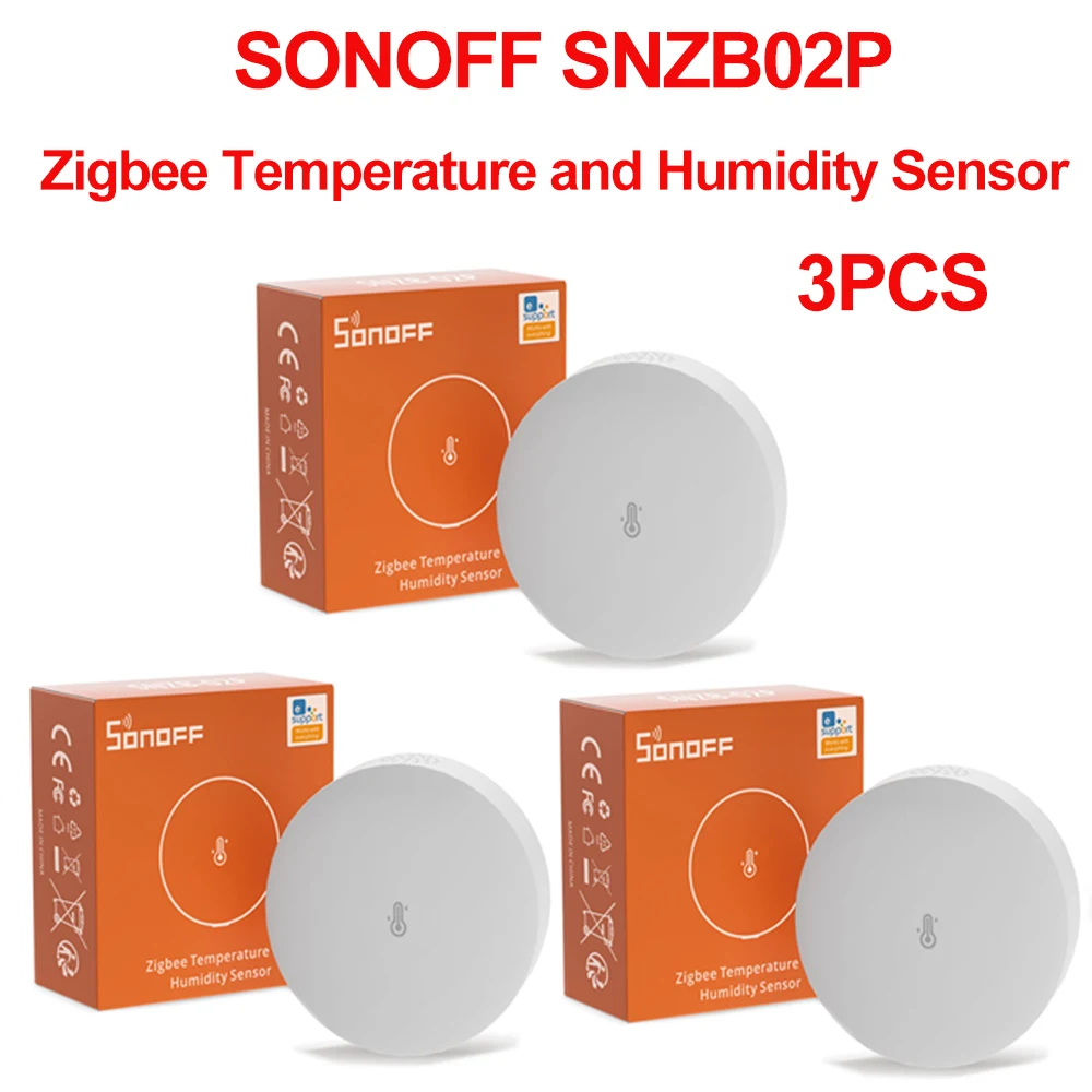 

SONOFF SNZB-02P Датчик температуры и влажности