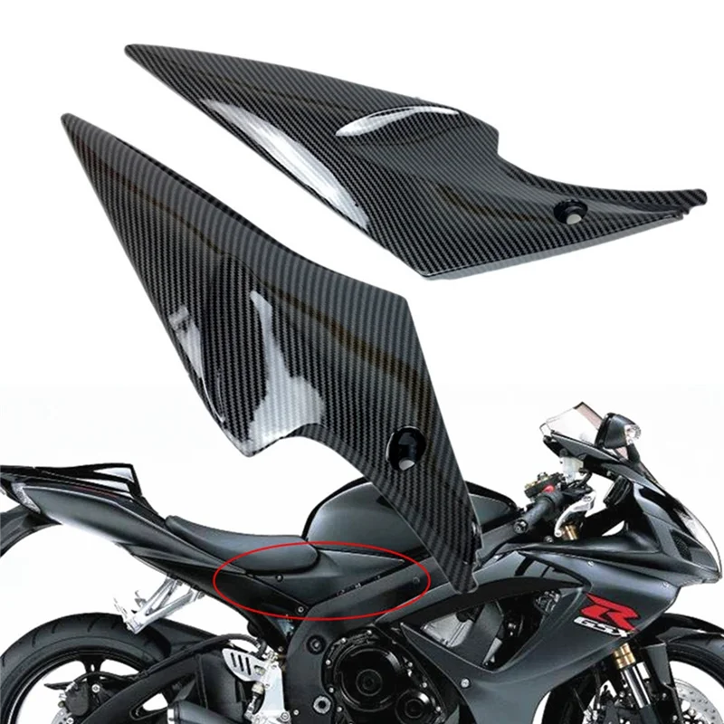 Боковая крышка мотоциклетного бака Обтекатели для Suzuki GSXR 600 750 2006 2007 K6 боковая
