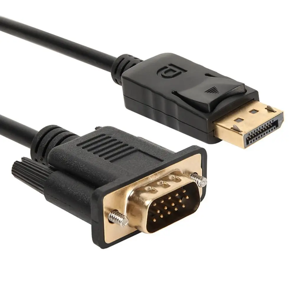 

Переходник для ПК, ноутбука, HDTV 1080P Displayport-VGA «Папа-папа»