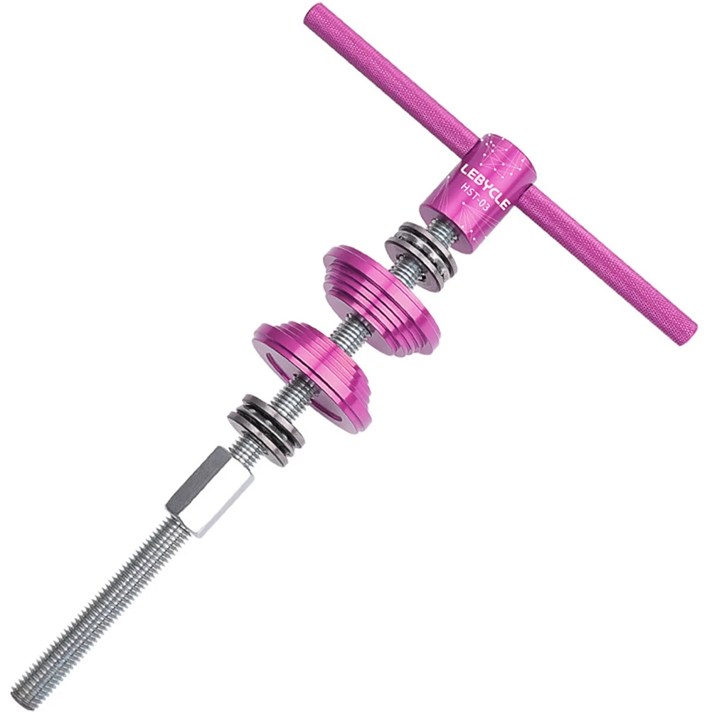 

Lebycle Bicycle Headset Install Removal Tools Bike Bottom Bracket Bearing Press Tool for MTB Road Bicycle Repair,Purple