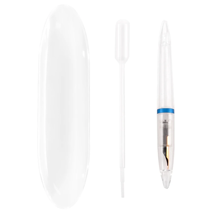 Перьевая ручка с наконечником 0 5 мм и прозрачными ручками большой емкости