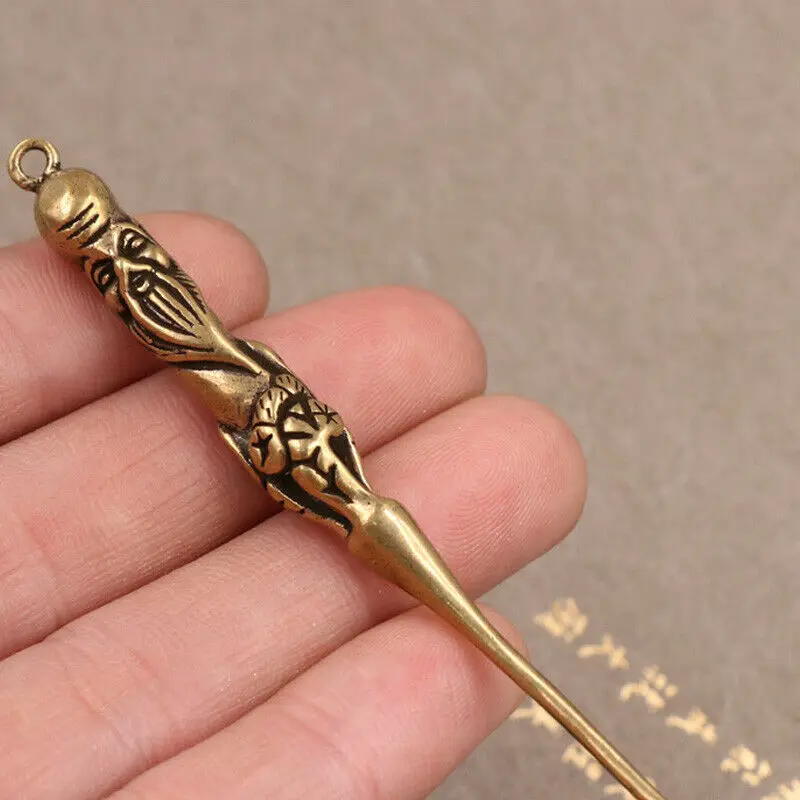New 5Pcs Brass Handmade Creative Ear Scoop Personalized Copper Accessories Gift