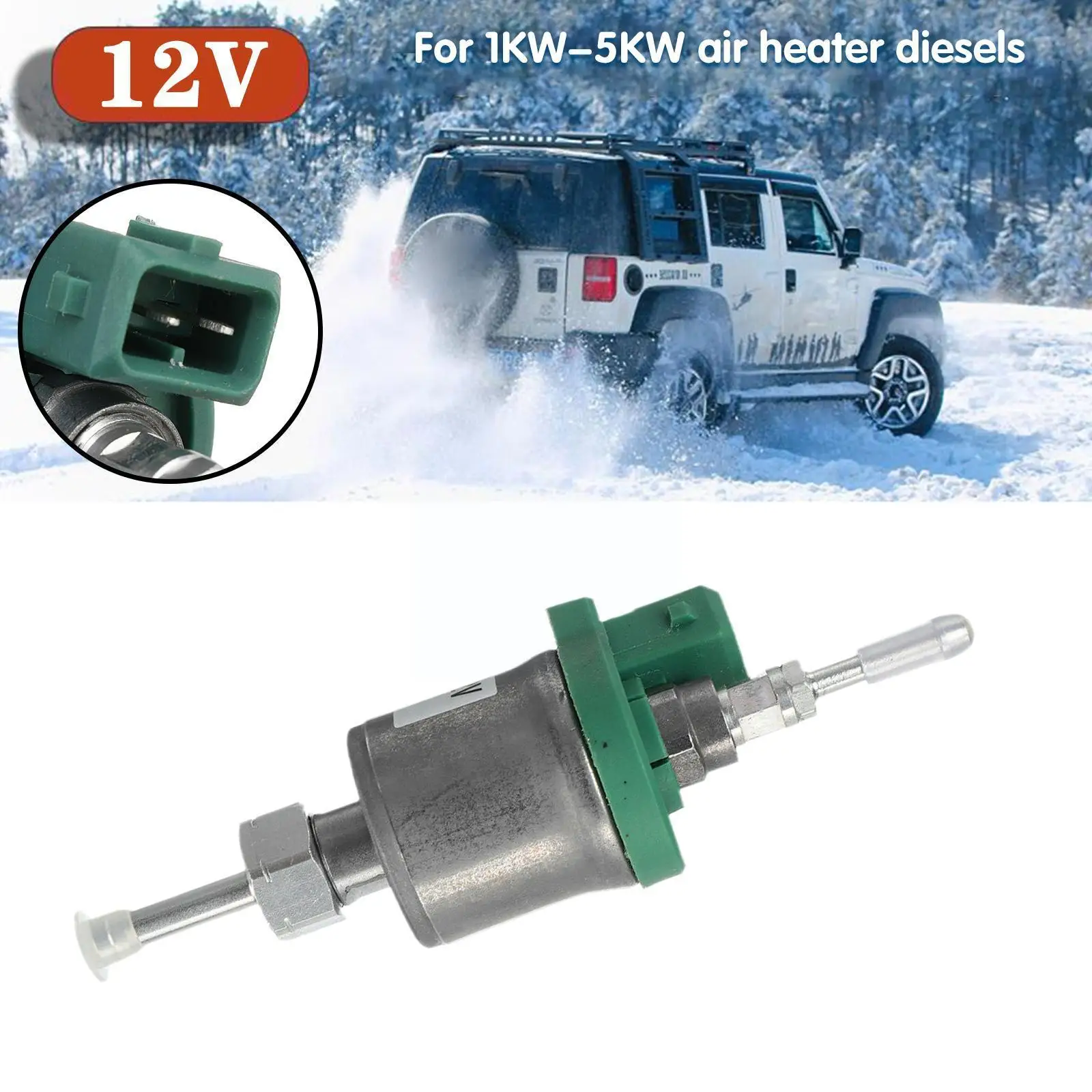 

12 в 1 кВт-5 кВт нагреватель топливный насос стояночный нагреватель топливный насос для стояночного отопителя Универсальный Топливный дозир...