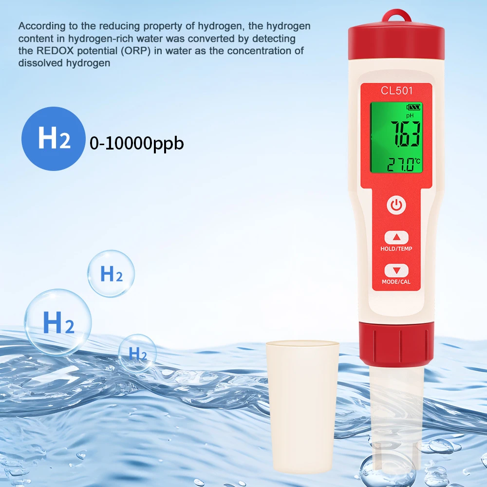 Измеритель Качества Воды тестер качества воды для аквариума и бассейна PH ORP H2