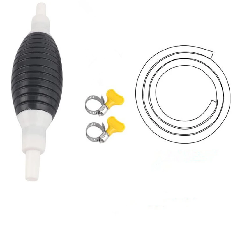 

High Flow Siphon Hand Pump Portable Manual Car Fuel Transfer Pum for Gas Gasoline Petrol Diesel-Oil Liquid Water Fish Tank